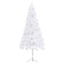 kunstigt juletræ til hjørne 240 cm PVC hvid