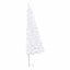 kunstigt juletræ til hjørne 240 cm PVC hvid