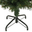 smalt kunstigt juletræ med juletræsfod 120 cm PVC grøn