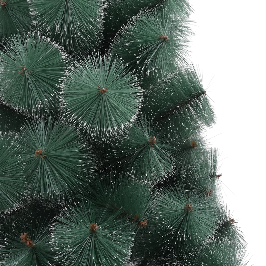 kunstigt juletræ med fod 210 cm PET grøn