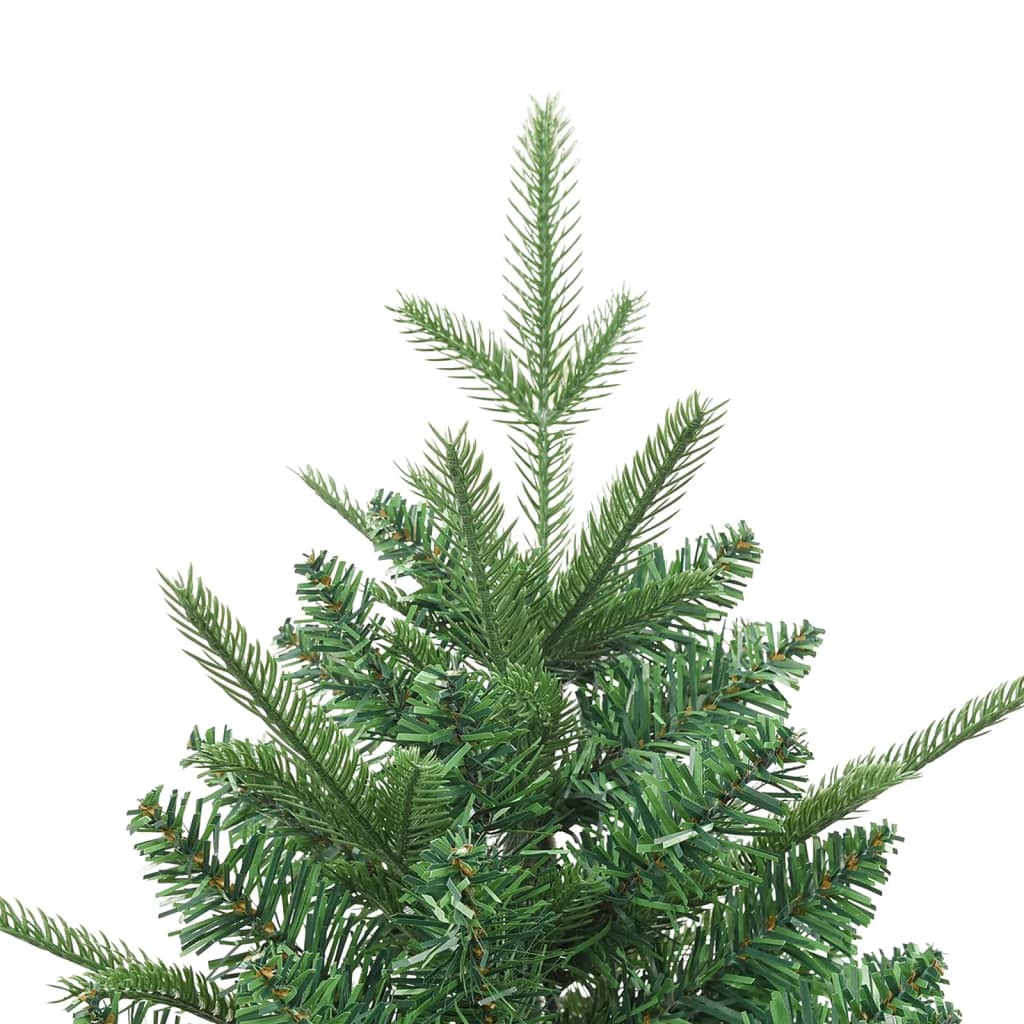 kunstigt juletræ 180 cm PVC + PE grøn