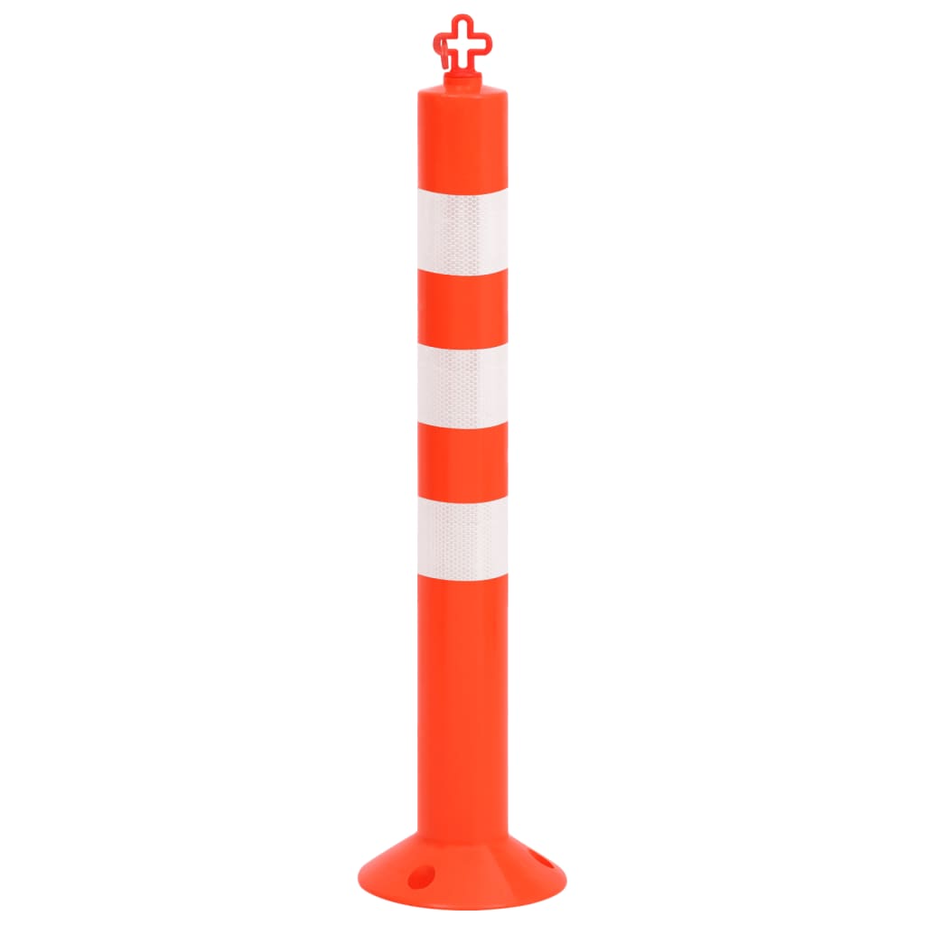 danpæle 4 stk. med kæde 75 cm PE