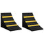 stopklods til parkering 2 stk. 29x16x19 cm gummi