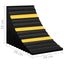 stopklods til parkering 2 stk. 29x16x19 cm gummi