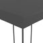 pavillon med LED-lyskæder 3x4 m antracitgrå