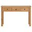 kosmetikbord 110x40x75 cm massivt egetræ