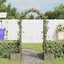 havepergola med plantekasse massivt fyrretræ grå