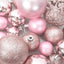julekuglesæt 100 stk. pink