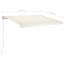 markise 350x250 cm manuel betjening cremefarvet
