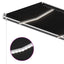 markise m. LED + vindsensor 350x250 cm automatisk antracitgrå
