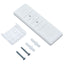 markise m. LED + vindsensor 400x350 cm automatisk gul/hvid