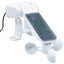 markise m. gardin+LED+vindsensor 4x3 m automatisk orange/brun