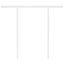markise m. LED-lys 3,5x2,5 m manuel betjening cremefarvet