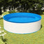 splasher pool med hængende skimmer og pumpe 350x90 cm hvid
