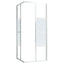 brusekabine 80x80x180 cm sikkerhedsglas