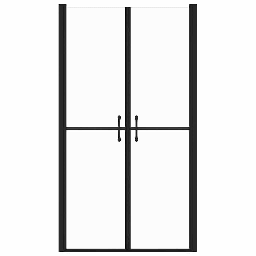 brusedør (83-86)x190 cm klart sikkerhedsglas