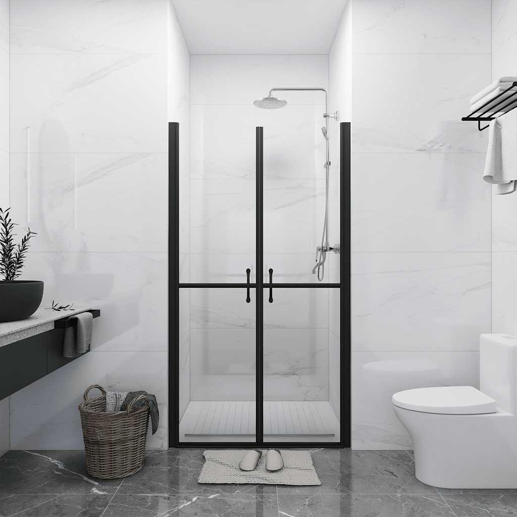 brusedør (93-96)x190 cm klart sikkerhedsglas billede