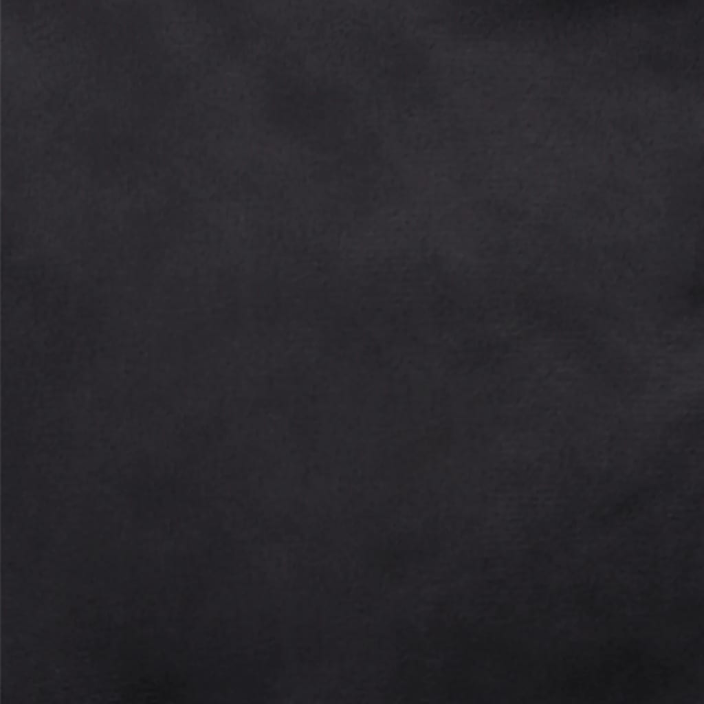 hundekurv 99x89x21 cm plys og kunstlæder sort