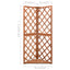 espalier til hjørne 50x50x145 cm massivt grantræ