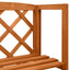 espalier med hylder 55x30x140 cm massivt grantræ