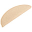 trappemåtter 15 stk. 56x17x3 cm cremefarvede halvrund