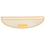 trappemåtter 15 stk. 56x17x3 cm cremefarvede halvrund