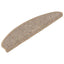 trappemåtter 15 stk. 65x21x4 cm brune halvrund store