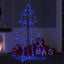 lysende juletræ 78x120 cm 160 LED'er indendørs/udendørs