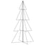 lysende juletræ 143x250 cm 360 LED'er indendørs/udendørs