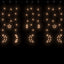 fairy lights-lyskæder stjerne og måne 138 LED'er varm hvid