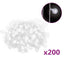 fairy lights-lyskæder 20 m 200 LED'er 8 funktioner kold hvid