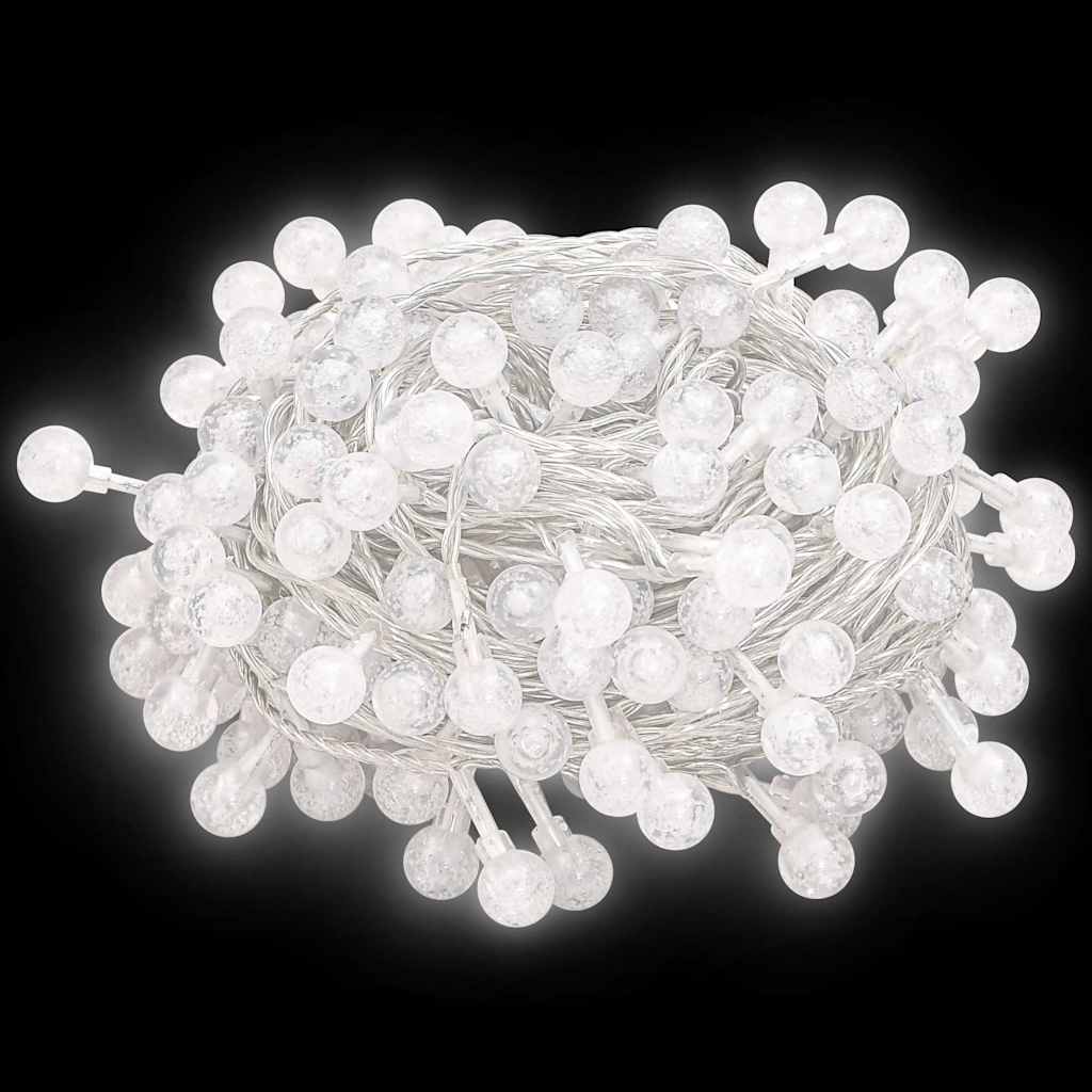 fairy lights-lyskæder 20 m 200 LED'er 8 funktioner kold hvid