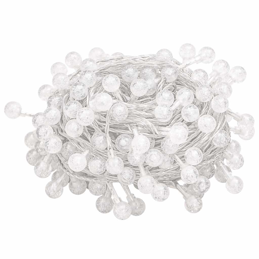 fairy lights-lyskæder 20 m 200 LED'er 8 funktioner kold hvid