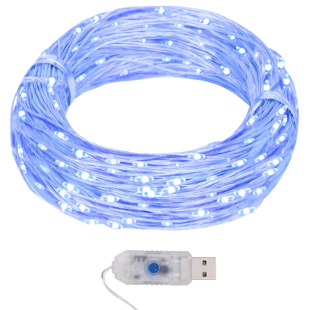 fairylights-lyskæder 40 m 400 LED'er 8 funktioner blå