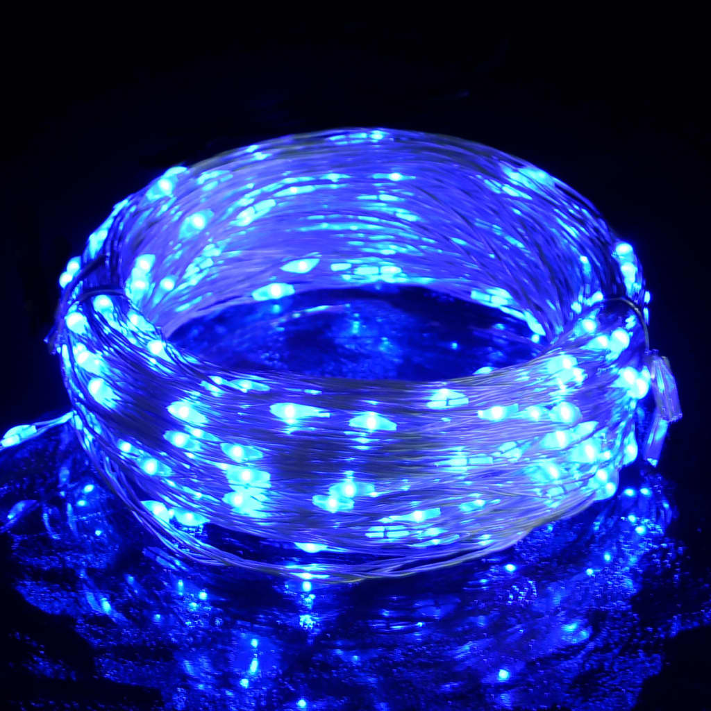 fairylights-lyskæder 40 m 400 LED'er 8 funktioner blå