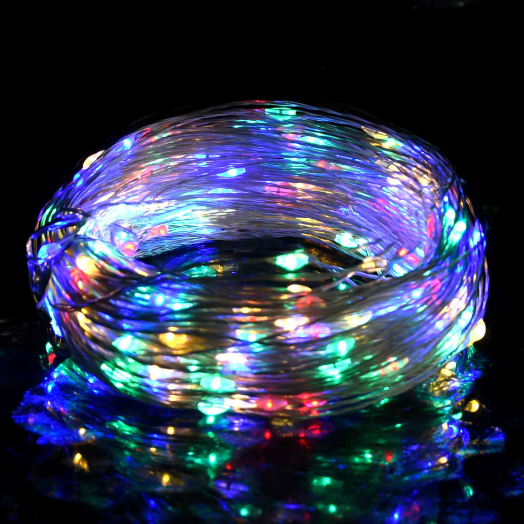 fairylights-lyskæde 40 m 400 LED'er 8 funktioner flerfarvet
