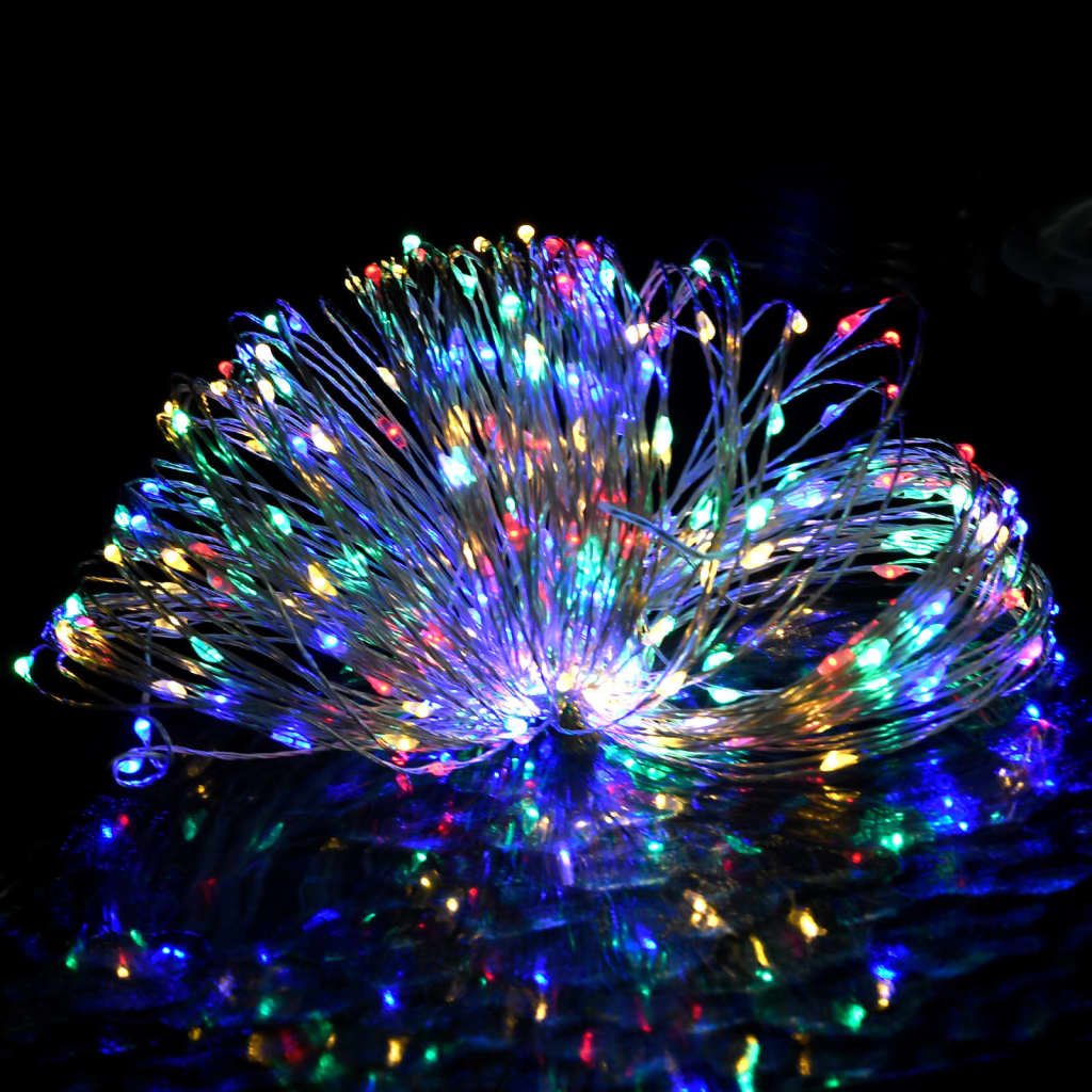 fairylights-lyskæde 40 m 400 LED'er 8 funktioner flerfarvet