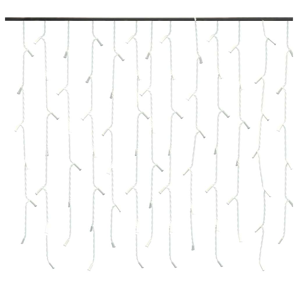 lysgardin 10 m 400 LED'er 8 funktioner varm hvid