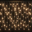 lysgardin 10 m 400 LED'er 8 funktioner varm hvid