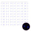 lysgardin 3x3 m 300 LED'er 8 funktioner blå