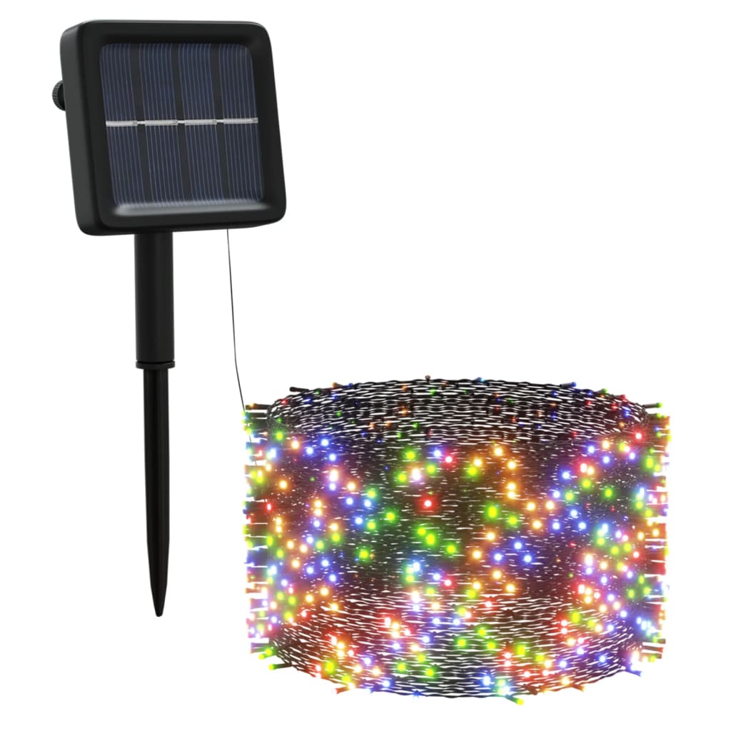 lyskæder 5 stk. 5x200 LED inde/ude soldrevet kold hvid