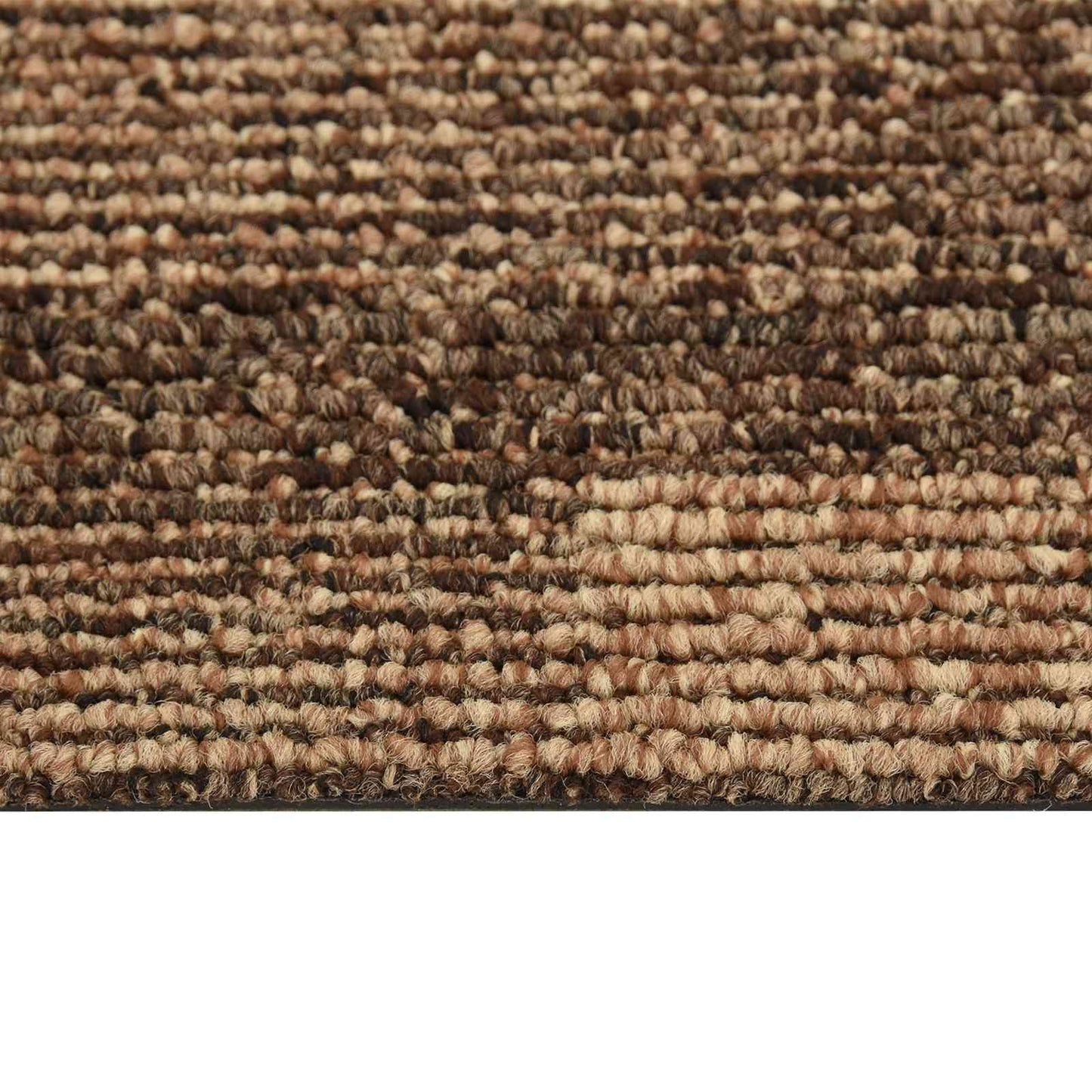 Gulvtæppe 20 pcs Brun 50 x 50 cm PP