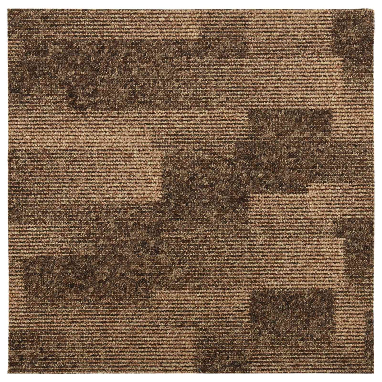 Gulvtæppe 20 pcs Brun 50 x 50 cm PP