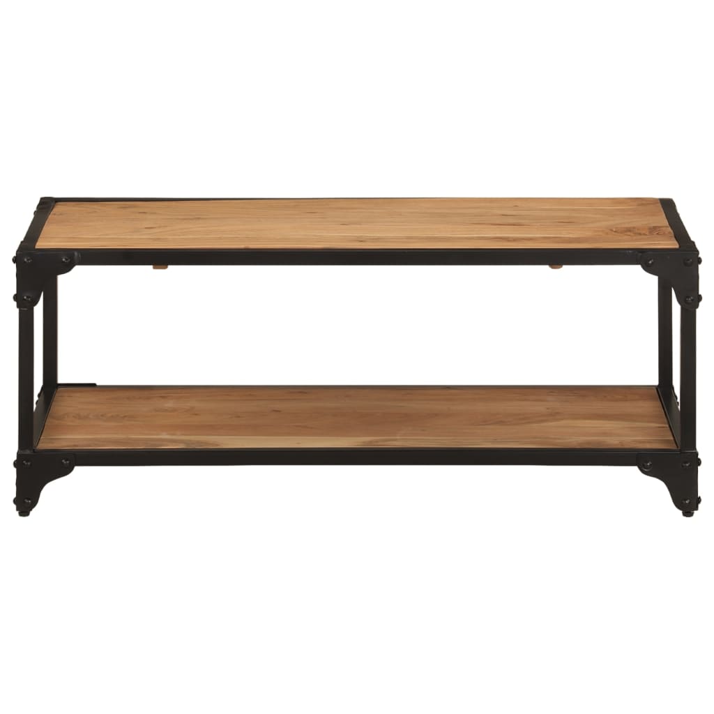 sofabord 90x45x35 cm massivt akacietræ