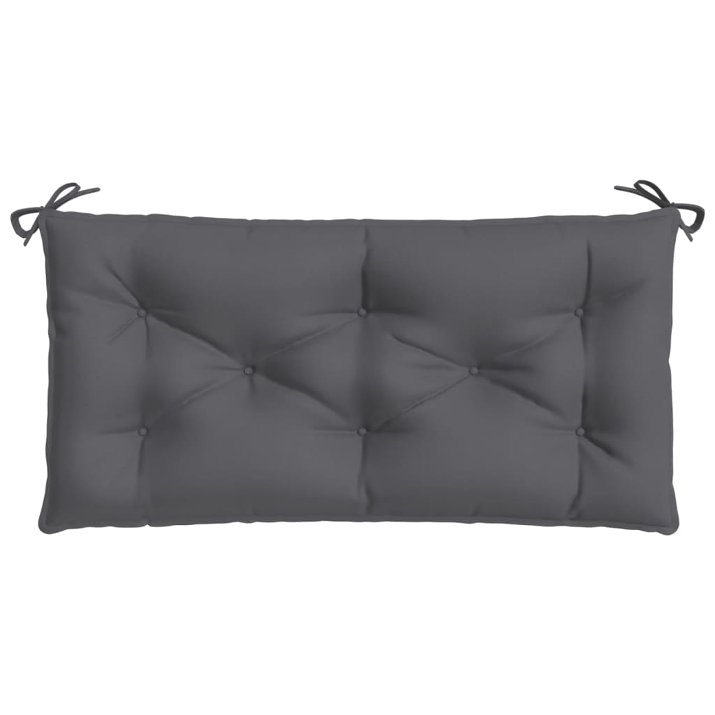 hynde til havebænk 110x50x7 cm oxfordstof antracitgrå