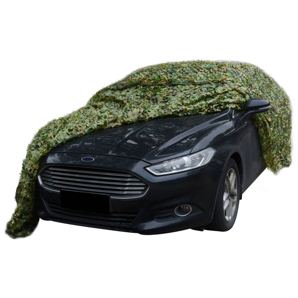 camouflagenet med opbevaringstaske 1,5x6 m grøn
