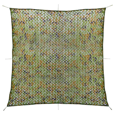 camouflagenet med opbevaringstaske 5x5 m grøn
