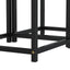 sideborde 2 stk. MDF sort