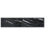 konsolbord 160x35x75,5 cm hærdet glas sort marmor