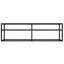 tv-bord 140x40x40,5 cm hærdet glas marmoreffekt hvid
